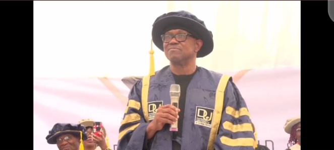Pro-Chancellor Mr. Peter Obi Graces 1st & 2nd Convocation Ceremony