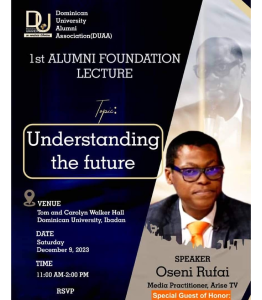 1st Alumni Foundation Lecture