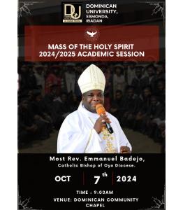 Mass of the Holy Spirit 2024/2025 Academic Session